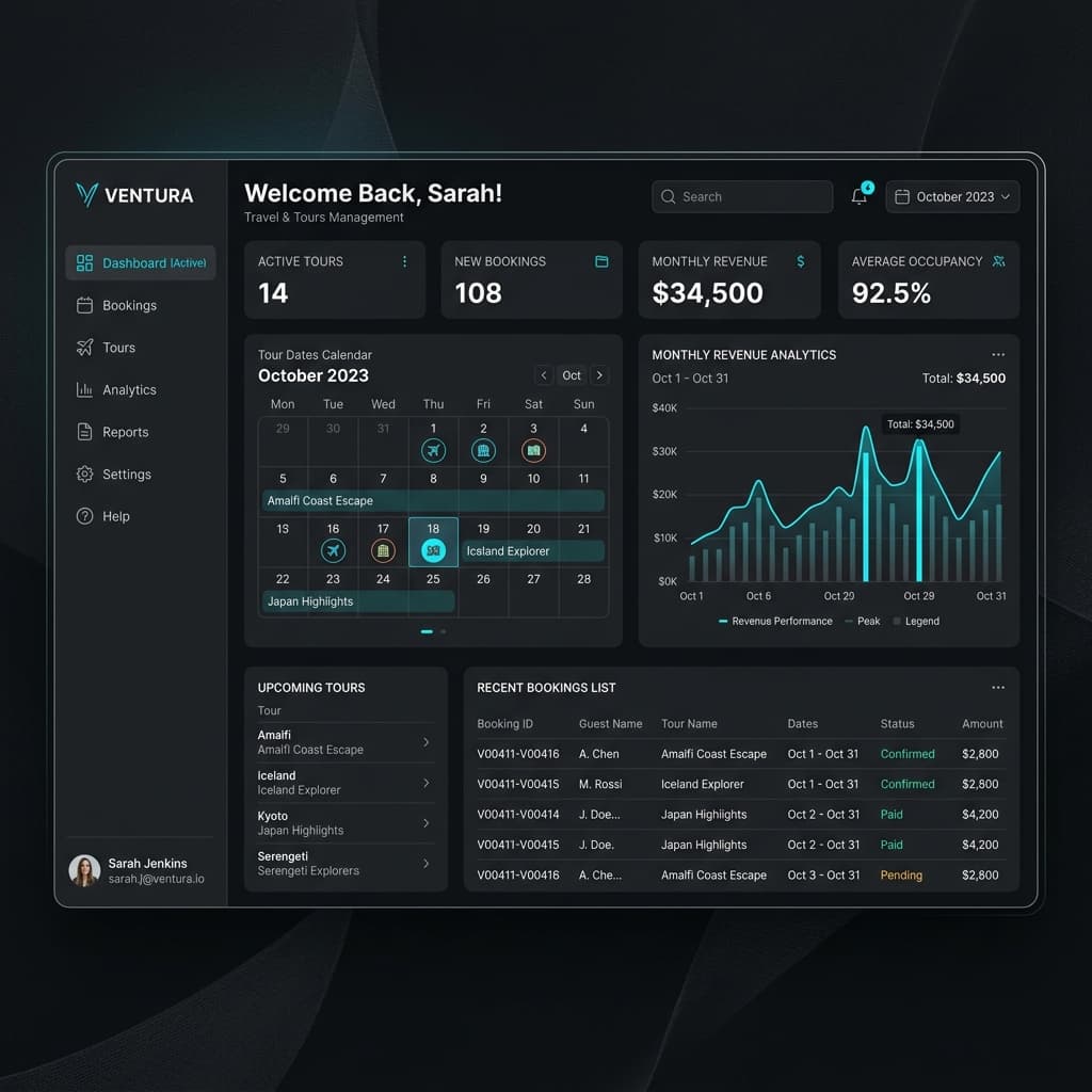 VJV Tour Booking System