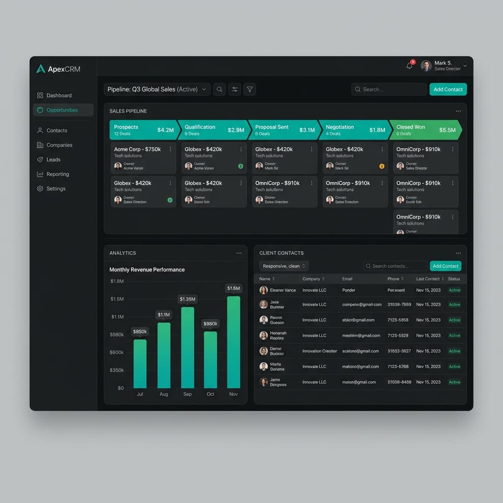 Enterprise CRM System